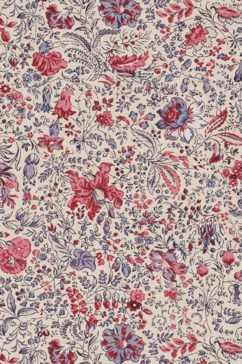 Indienne Mini Floral Rose Fabric
