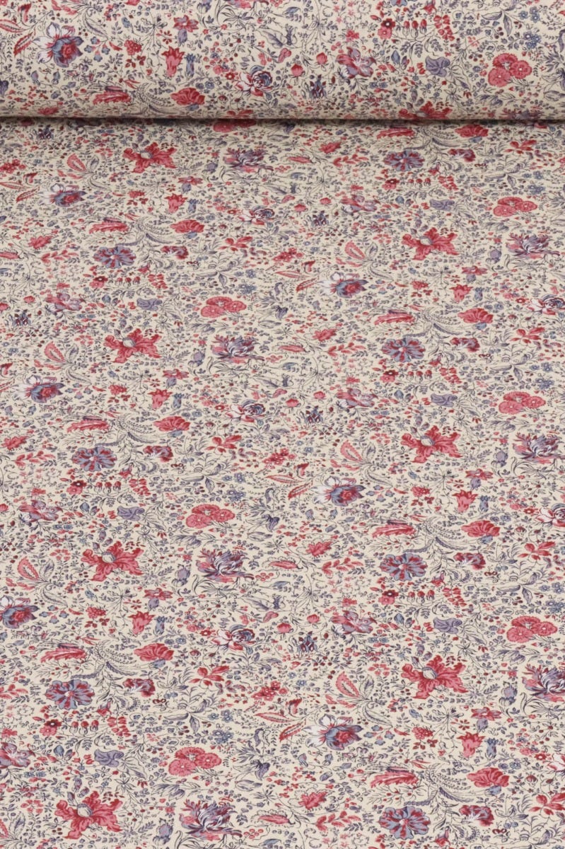Indienne Mini Floral Rose Fabric
