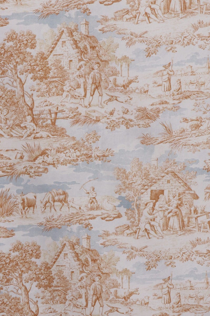Fabric by the Yard - Toile de Jouy Hunt Collection