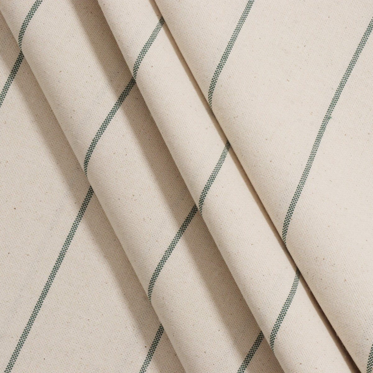 Cadiz Stripe Green Double Width Fabric