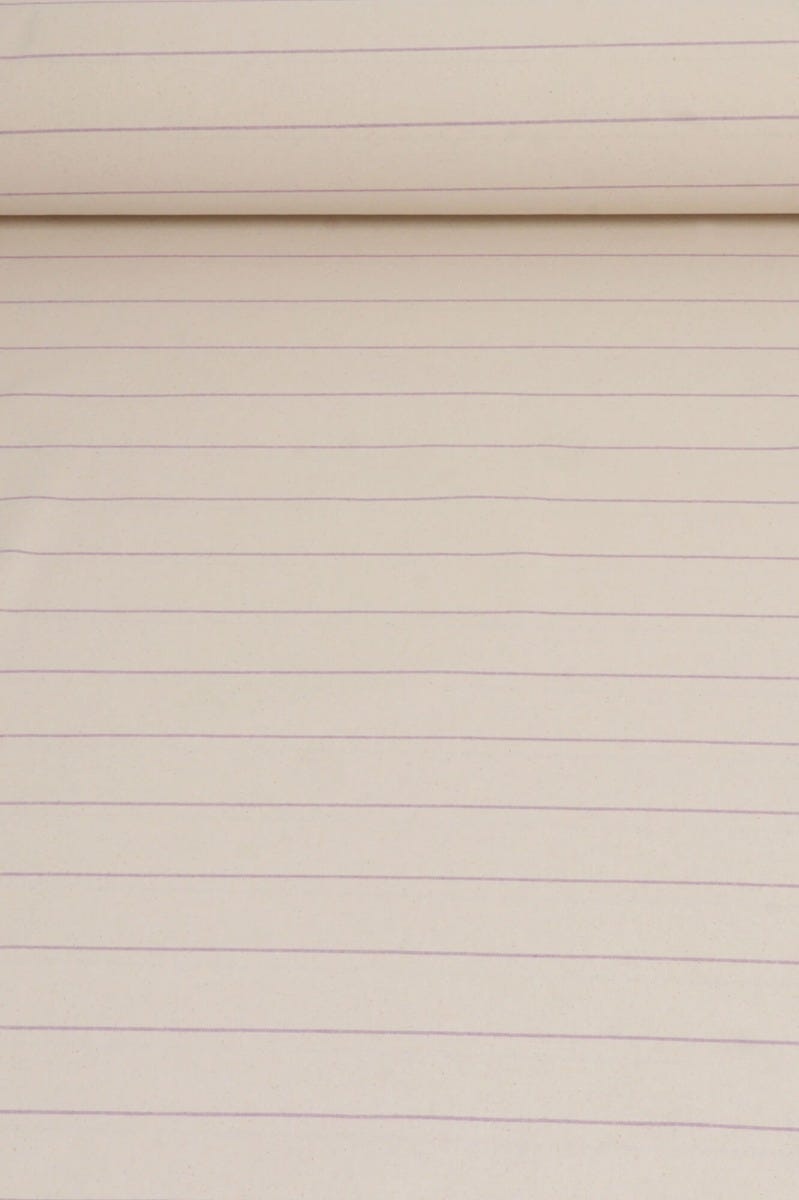 Cadiz Stripe Mauve Double Width Fabric