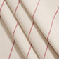 Cadiz Stripe Red Double Width Fabric