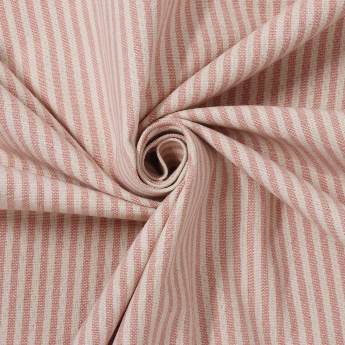 Cottage Stripe Blush Fabric