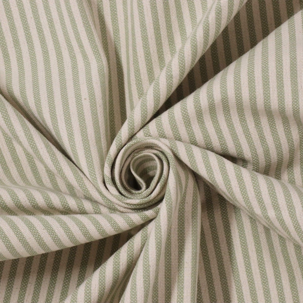 Cottage Stripe Apple Fabric