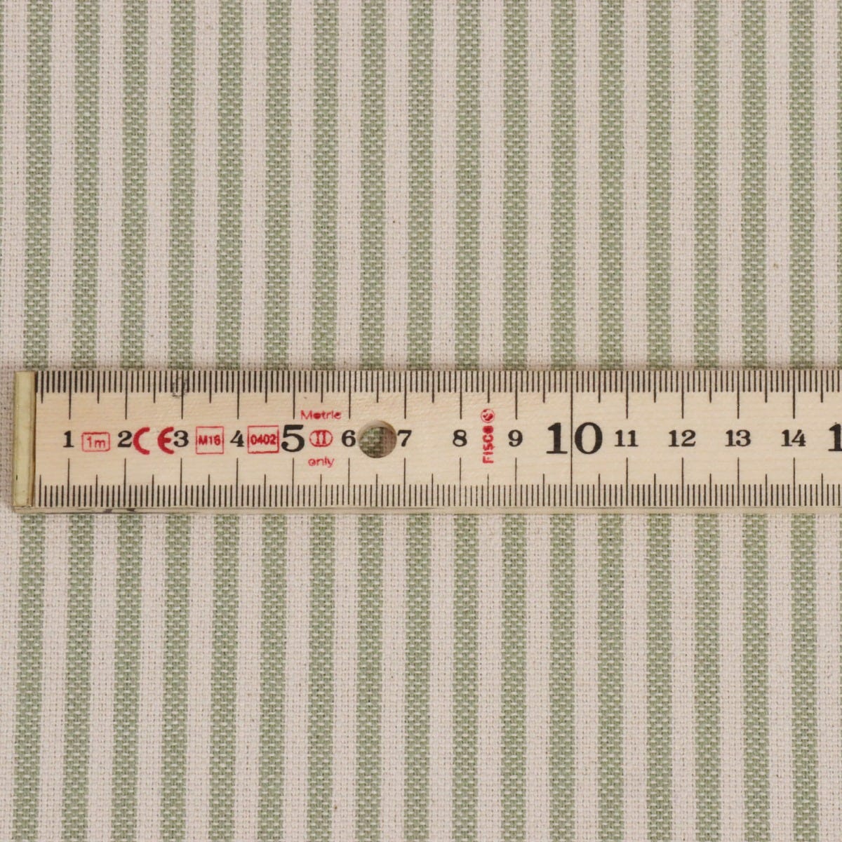 Cottage Stripe Apple Fabric