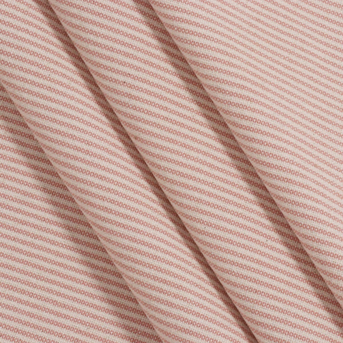 Cottage Pinstripe Blush Fabric