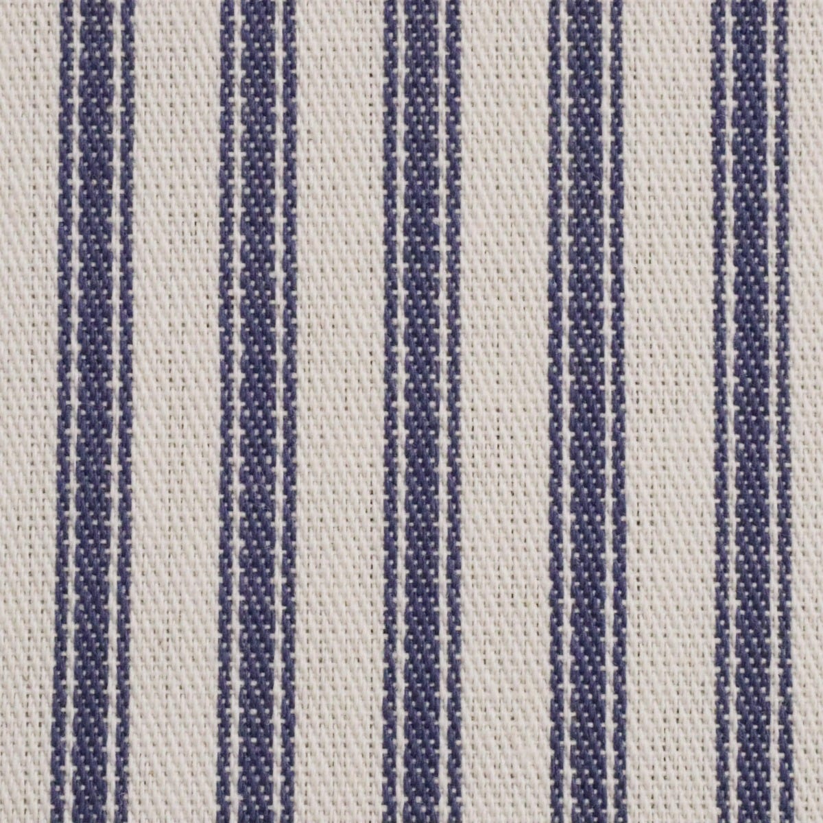 Dart Ticking Stripe Navy FR Fabric