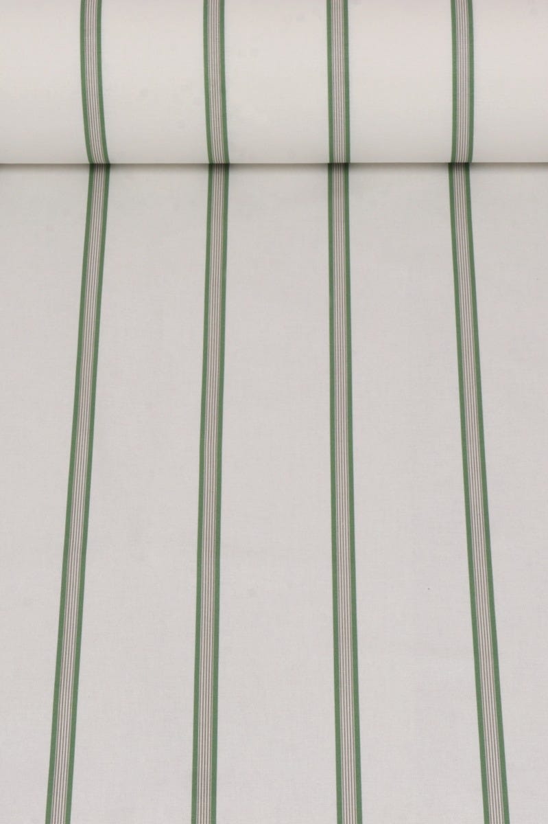 Raleigh Stripe Green Fabric