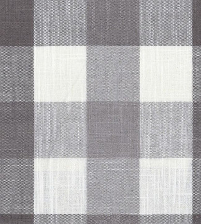 Oban Check Fabric - Gray 