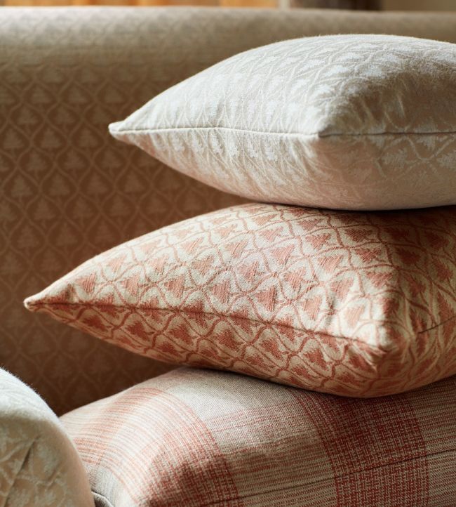 1485 Hemsby Check Room Fabric - Sand