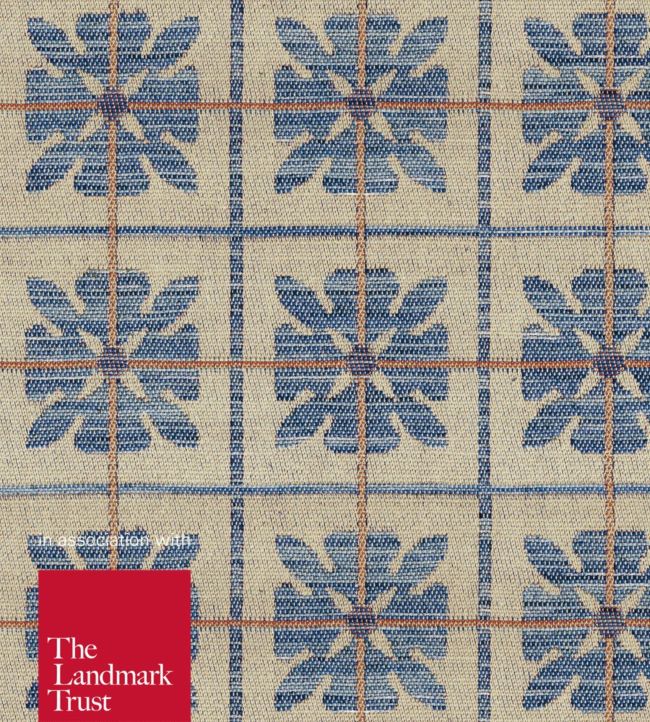 Peake's Check Fabric - Blue 