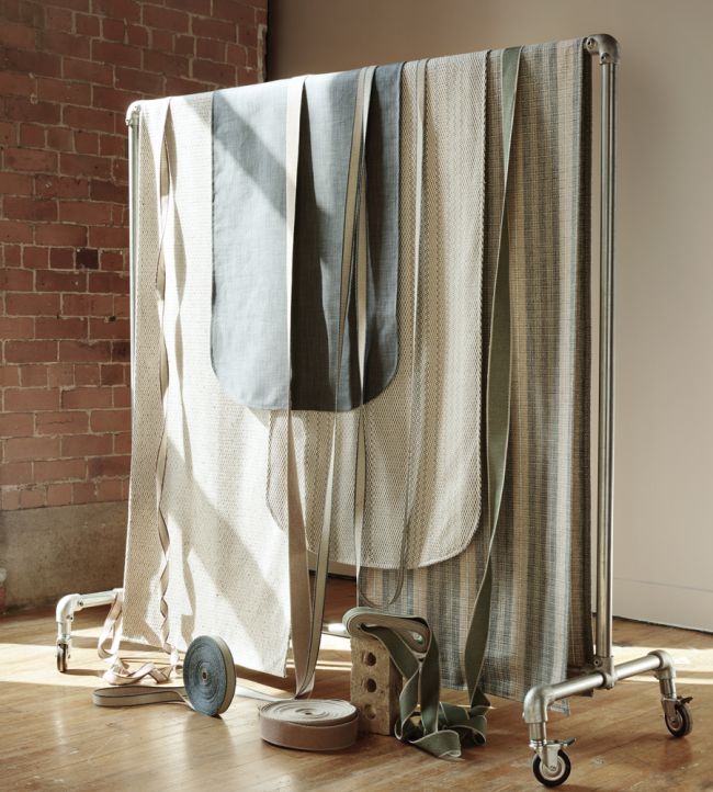 Travertine Room Fabric - Gray