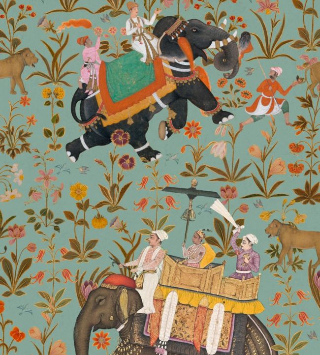 Hindustan Fabric - Teal