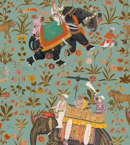 Hindustan Fabric - Teal