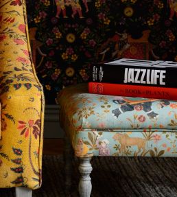 Hindustan Room Fabric - Teal