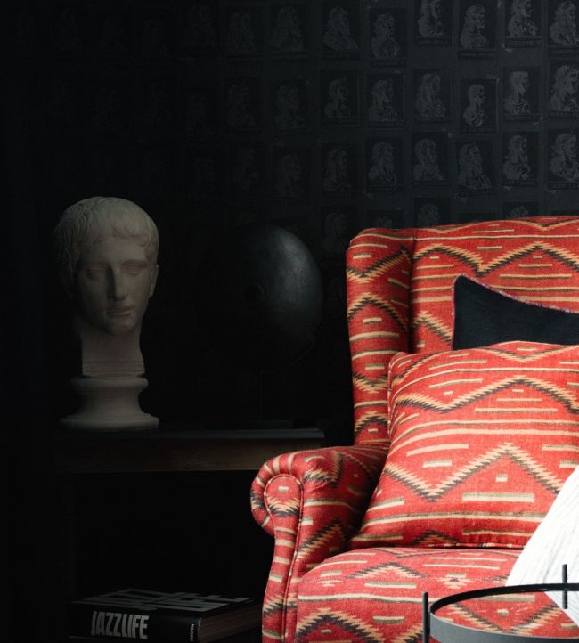 Eye Dazzler Navajo Room Fabric - Red