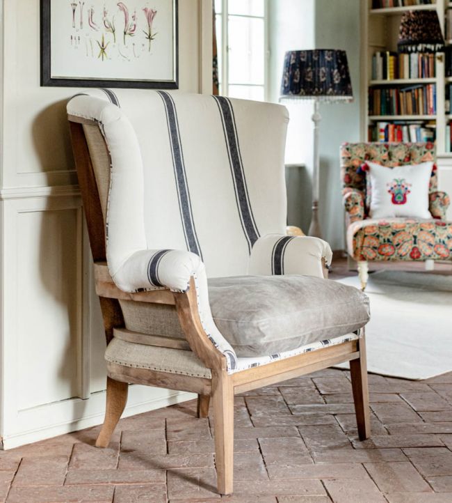 Hajdu Stripe Room Fabric - Pink