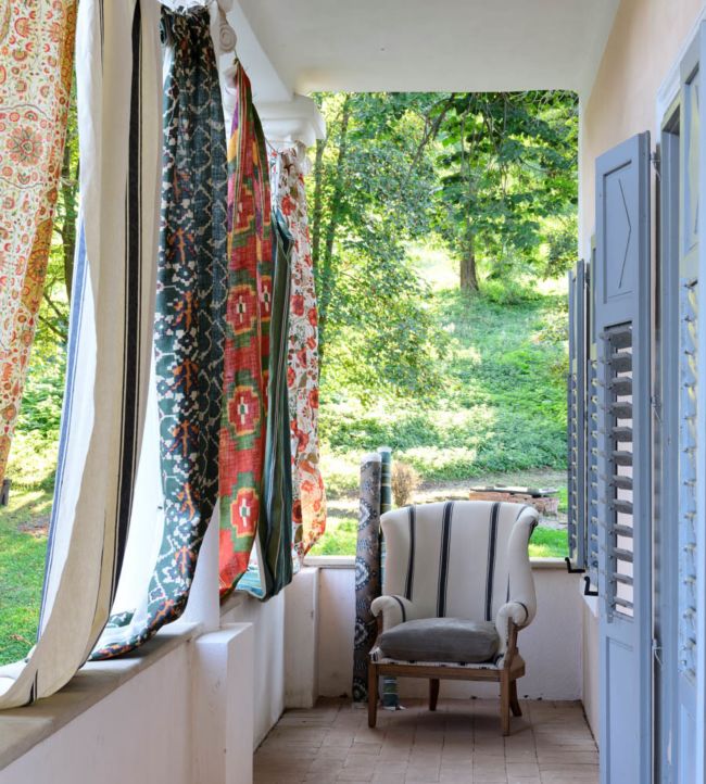 Hajdu Stripe Room Fabric 2 - Pink