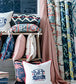 Mediterraneo Ikat Room Fabric 3 - Multicolor