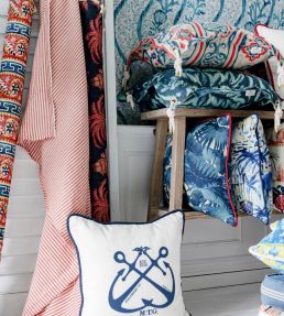 Paradeisos Room Fabric - Blue