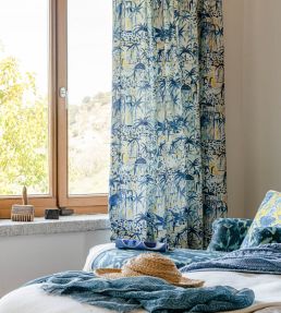 Rhodes Room Fabric - Blue