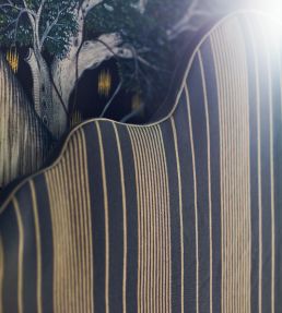 Newport Stripes Room Fabric - Blue