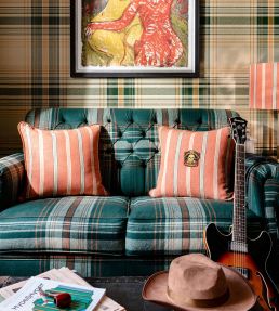 Monterey Plaid Room Fabric - Green