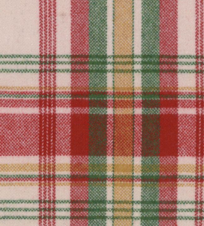 Sullivan Plaid Fabric - Red