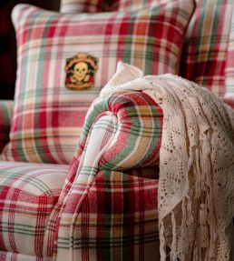 Sullivan Plaid Room Fabric 3 - Red