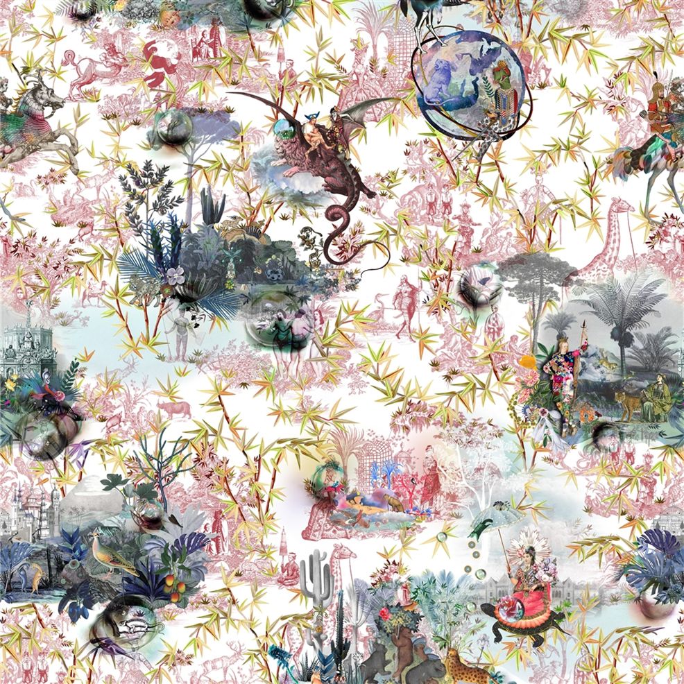 Reveries Fabric - Pink