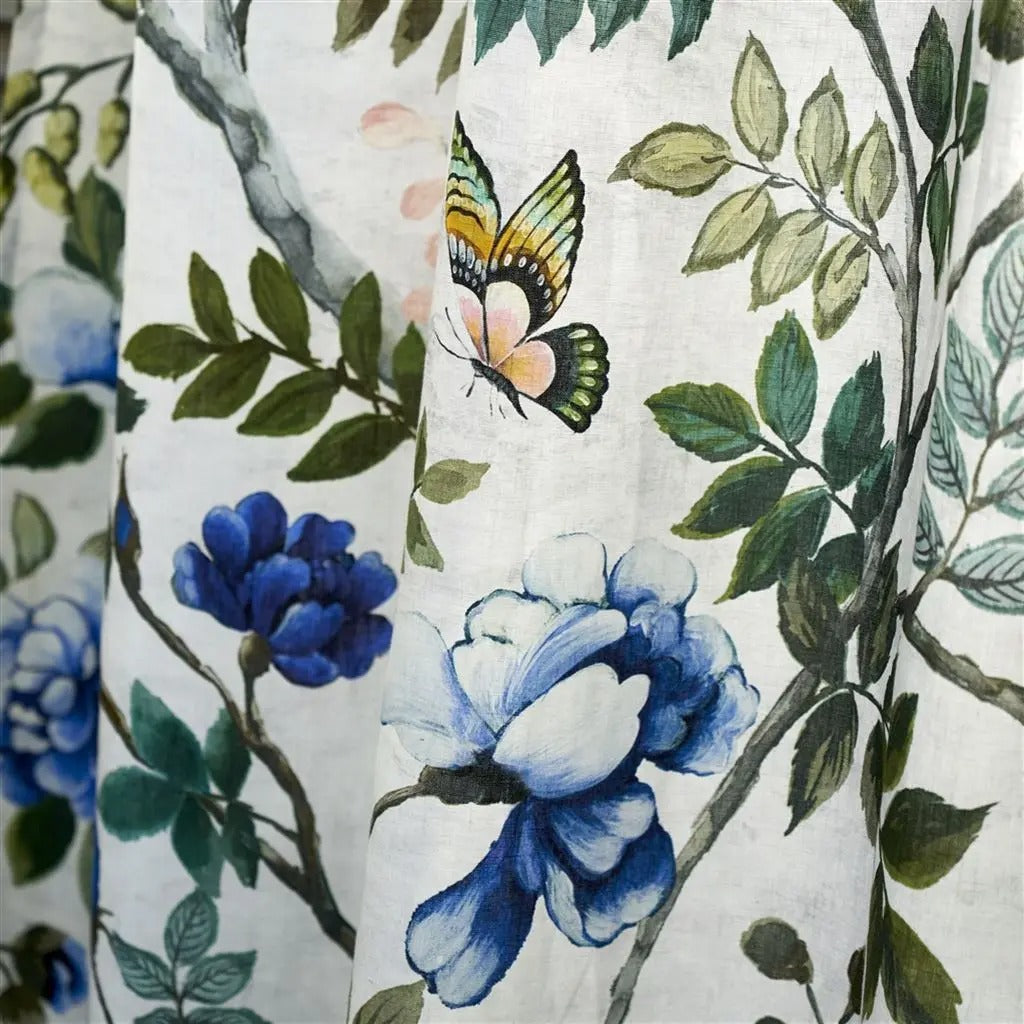 Porcelaine De Chine Room Fabric 3 - Blue