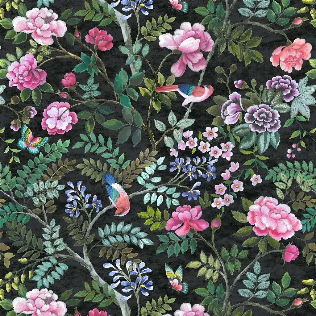 Porcelaine De Chine Fabric - Green