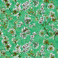 Fleur D Assam Fabric - Green