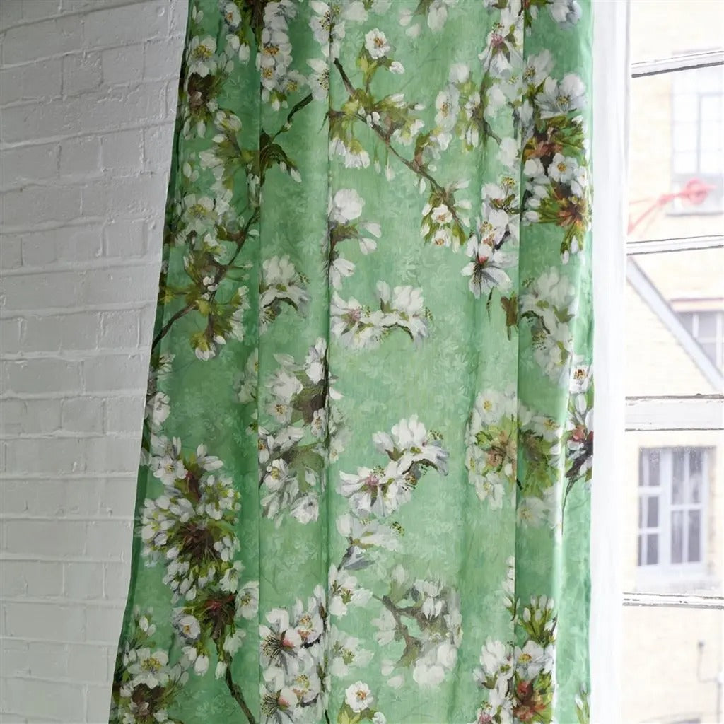 Fleur D Assam Room Fabric 2 - Green
