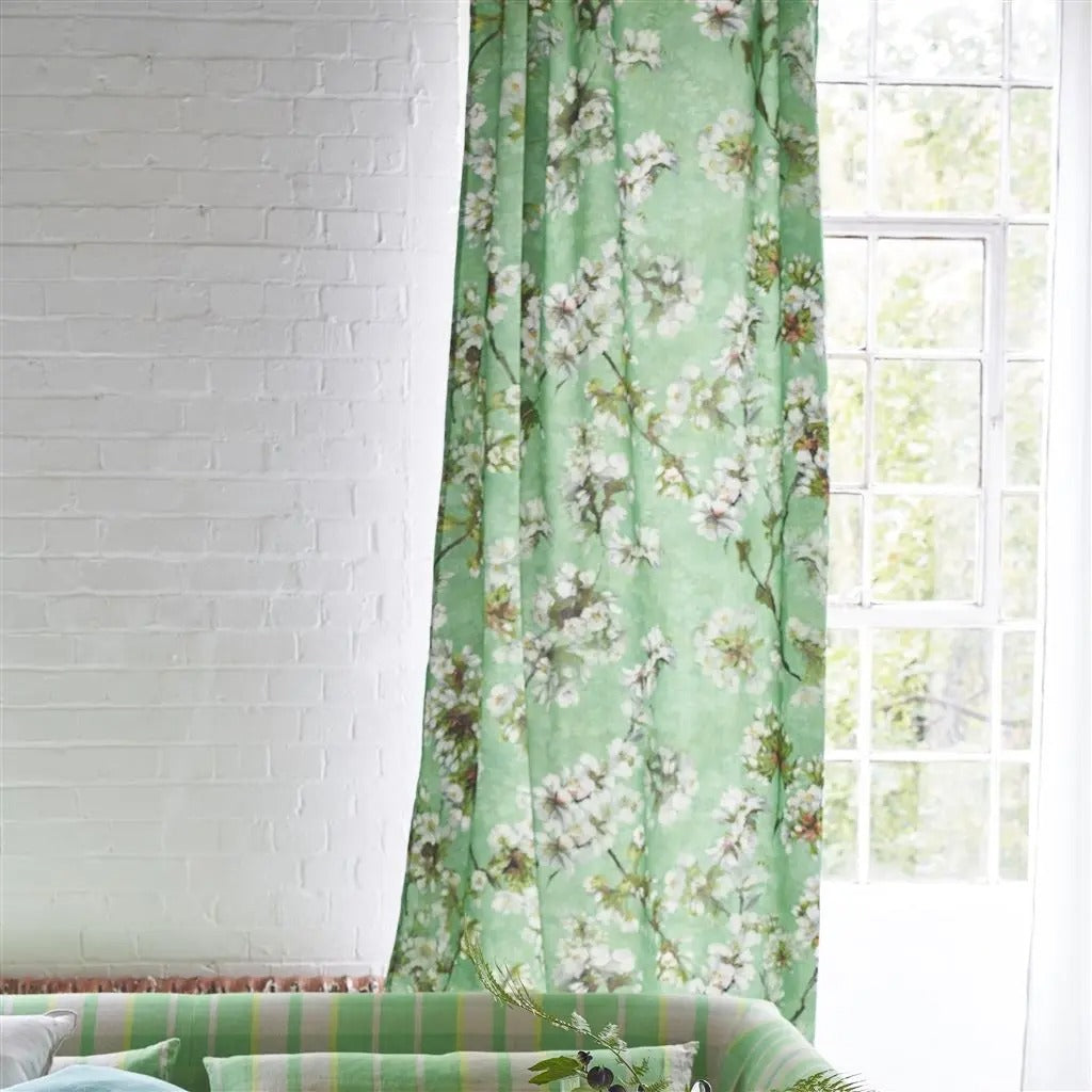 Fleur D Assam Room Fabric 3 - Green