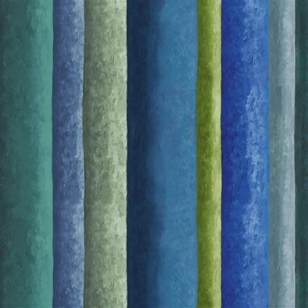 Rayure Chinoise Fabric - Blue 