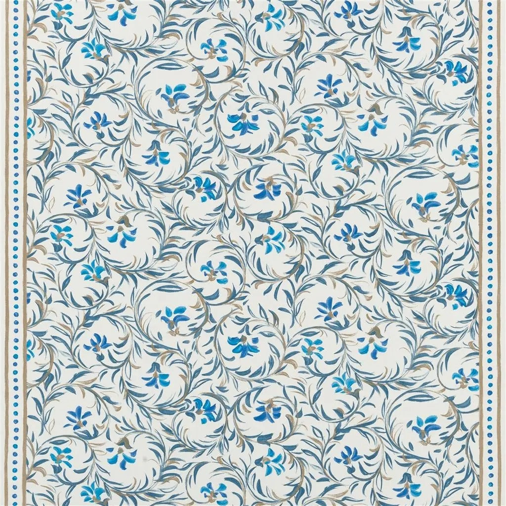 Fleur Indienne Fabric - Blue