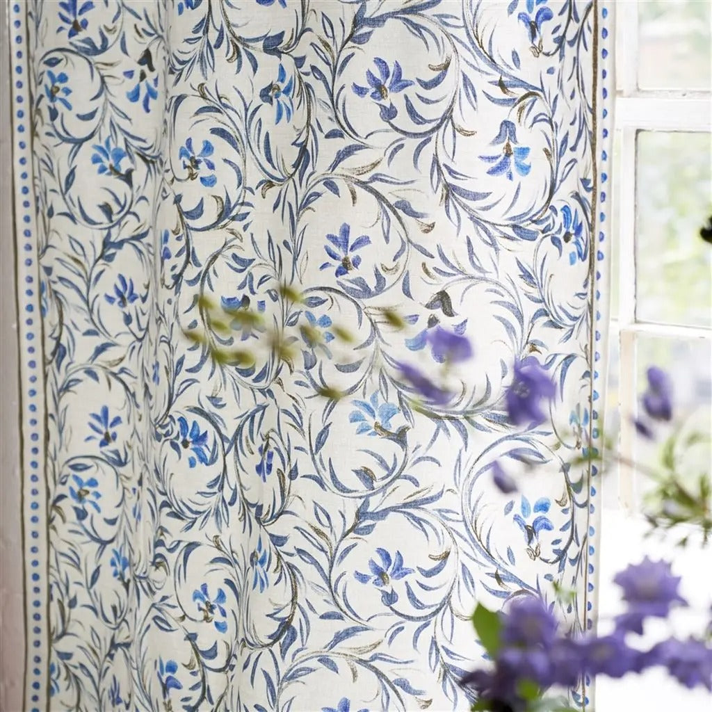 Fleur Indienne Room Fabric 2 - Blue
