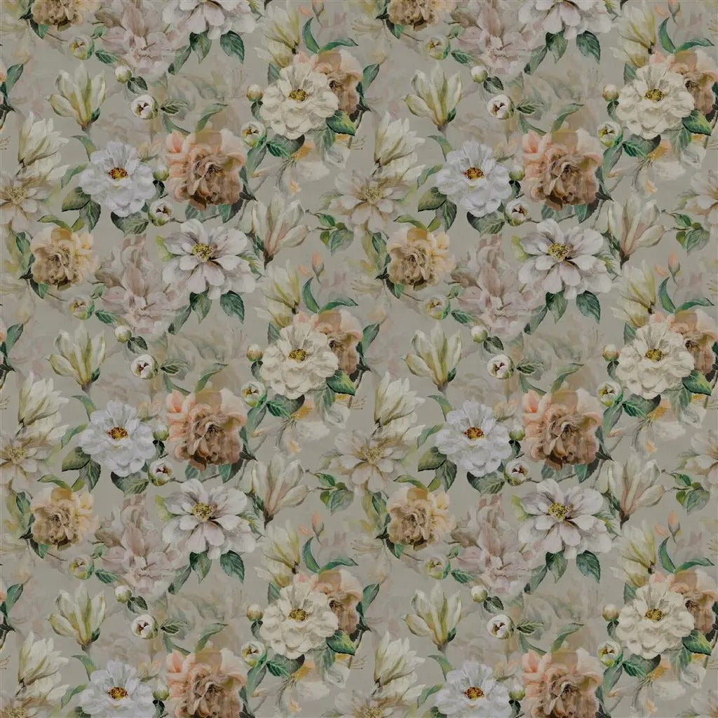 Jardin Botanique Tuberose Fabric - Green