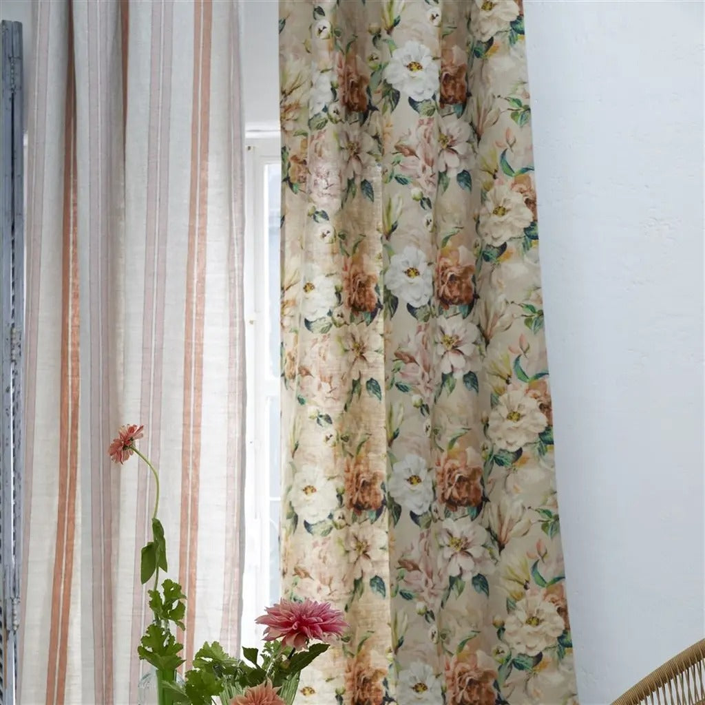 Jardin Botanique Tuberose Room Fabric 2 - Green