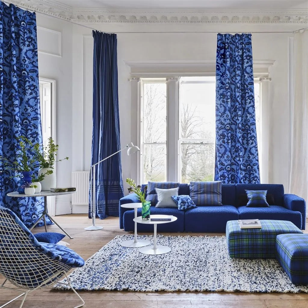 Guerbois Room  Fabric - Blue