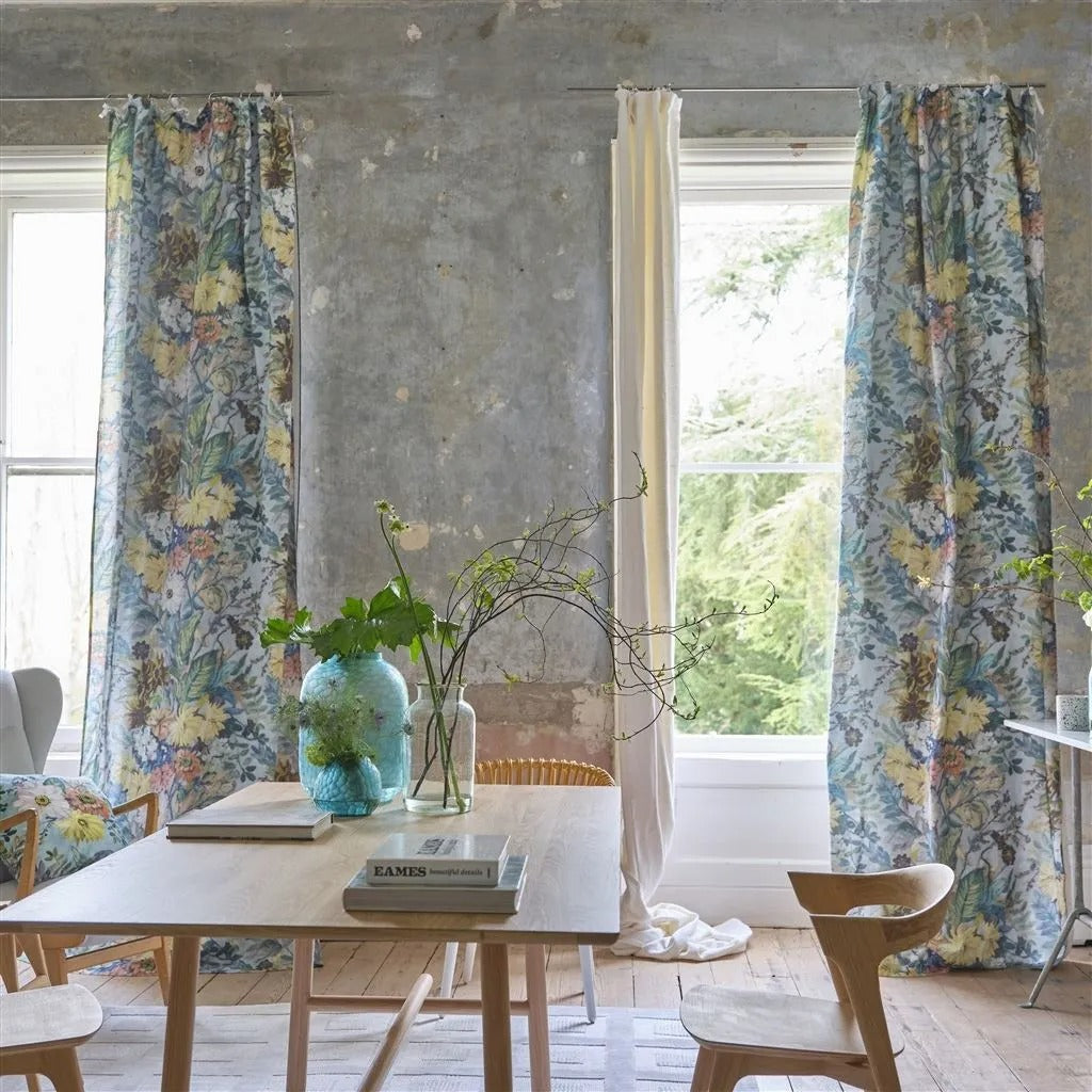Glynde Room Fabric - Blue
