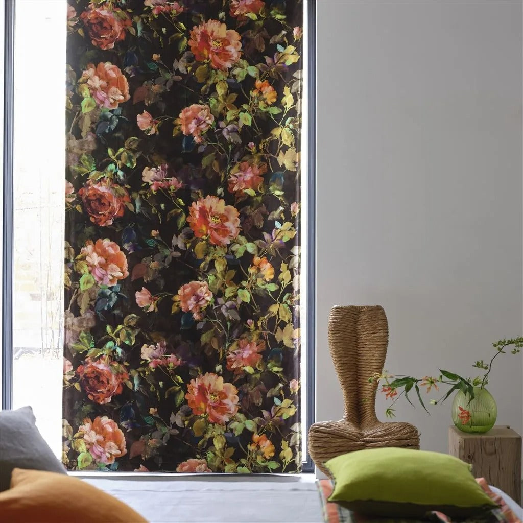 Gertrude Rose Room Fabric - Multicolor