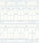 Architect Sketch Wallpaper - Blue