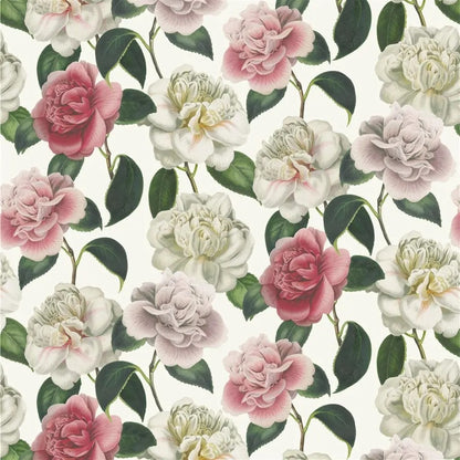 Camellia Folly Fabric - Pink 
