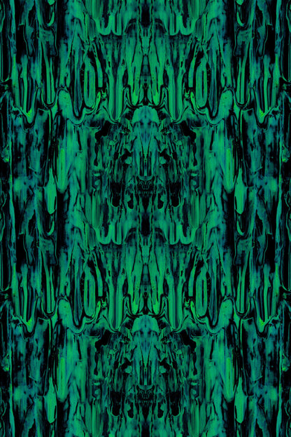 Gerhard Gum Foil Wallpaper - Green