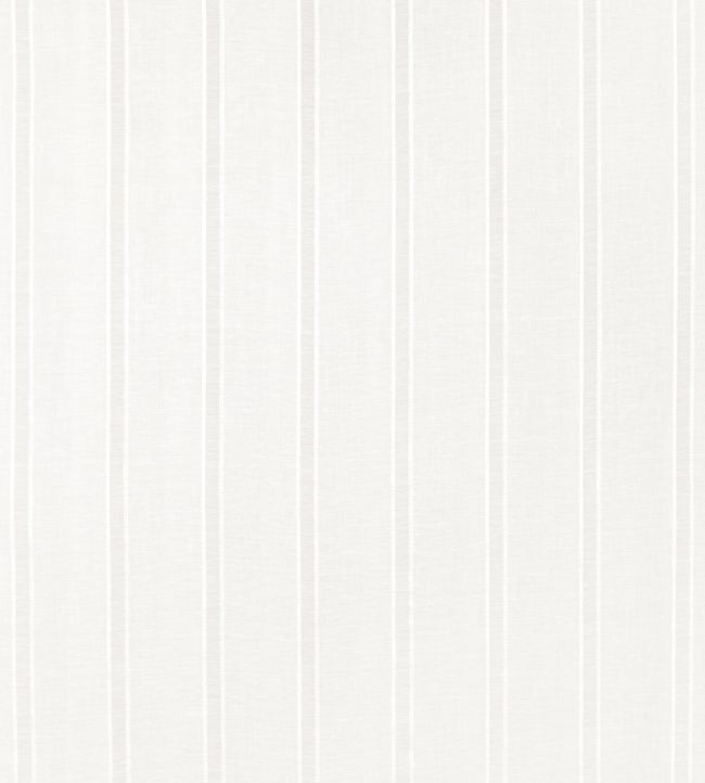 Carlisle Stripe Fabric - White 
