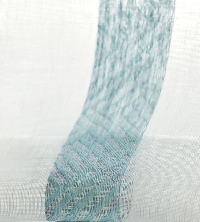 Cobble Hill Stripe Room Fabric - Blue