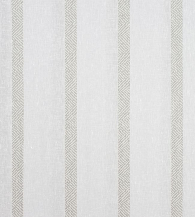Cobble Hill Stripe Fabric - White 