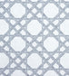 Cyrus Cane Embroidery Fabric - Blue 